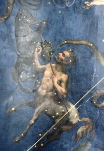 Centauro, del techo de la Sala dello Zodiaco, 1579
